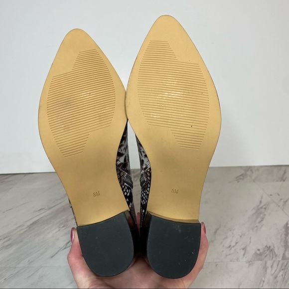 New! Treasure & Bond Braxten Snake Print Faux Leather Bootie 8M - Picture 12 of 13